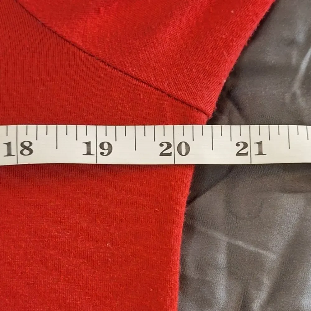 Soma Shirt Women's Medium Short Red Loungewear Intimates Comfy Pajamas Sleepwear